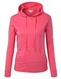 MBJ Womens Active Fleece Long Sleeve Pullover Hoodie