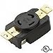 NEMA L5-30R Locking Receptacle 120V, 30A by Powertronics Connections (TM)