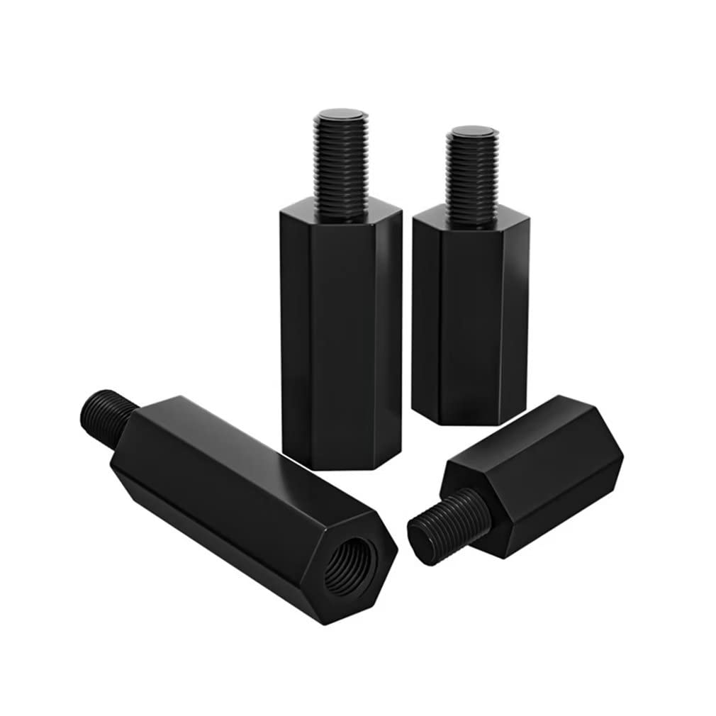 FEEIMOL Nylon Male Female Hex Spacer Standoff Screw Nut Threaded Pillar for PCB Motherboard M4x15+6mm (60 pcs)