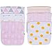 BaeBae Goods Burp Cloths for Baby Girl - Ultra Absorbent Burping Rags - Anti Shrink Unisex Burpy Clothes - Super Soft Jersey Cotton, Large 21