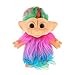 DYNWAVE PVC Vintage Troll Dolls, Plush Mini Action Figures Toys, Dollhouse Doll Kids Adult Collectible Action Figures