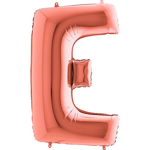 Toyland® 40" Foil Letter Balloon - Party Decorations (Rose Gold, Letter E)