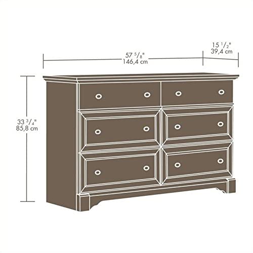 Sauder Palladia Dresser, Select Cherry finish Pricepulse