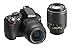 Nikon D3100 14.2MP Digital SLR Double-Zoom Lens Kit with 18-55mm and 55-200mm DX Zoom Lenses (Black) (Discontinued by Manufacturer)