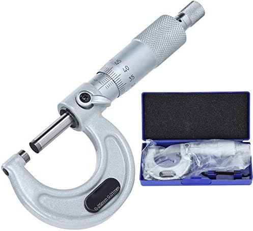 SPEDGSDW Outer diameter Micrometer 0-25mm/25-50mm/50-75mm/75-100mm Micrometer PCT Card Spiral Micrometer Silk Card 0.01mm