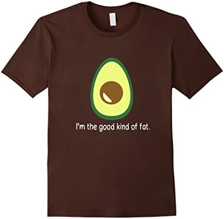 Men's I'm the Good Kind of Fat Avocado T-Shirt  Medium Brown
