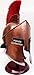Hanzlacollection Medieval Armor King Leonidas Greek Spartan 300 Roman Helmet on Wooden Stand