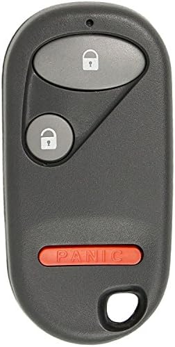 Keyless Entry Fob Car Remote Control Key Replacement, Mushan Key Replacement Honda 3 Button Key for 01-05 Civic,03-05 Element,03-07 pilot