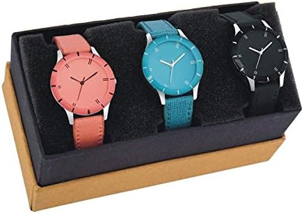 grootinn Girl/Women's Various Colour Designer Watches Pack of 03