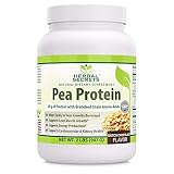Herbal Secrets Pea Protein Powder Dutch Chocolate Flavor 2 Lbs - Non-GMO Vegetable Protein No Soy, No Dairy