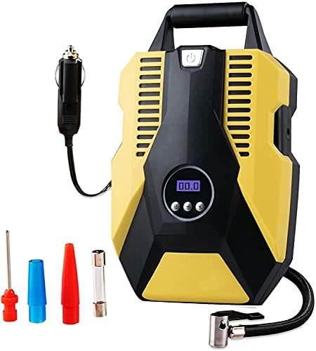 thumbnail image 2 of Portable 12V Car Air Tire Pump – 150PSI Compact Compressor With Digital Display & LED Light 2 of 3