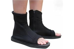 COSTYLE Anime Ninja Shoes Cosplay Boots Size 36-45, Black