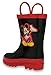 Disney Mickey Mouse Black Rain Boots (Toddler/Little Kid) (10 M US Toddler)