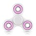 TOMOMO Tri-Spinner Fidget Toy With Premium Hybrid Ceramic Bearing (White-pink)