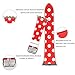Sport Band for Apple Watch 38mm 42mm, iWatch Strap Replacement with Polka Dot Floral Print Leather Bracelet Wristband for Apple Watch Series 3，2，1, NIKE+, Hermes, Edition (Red white polka dot, 38mm)