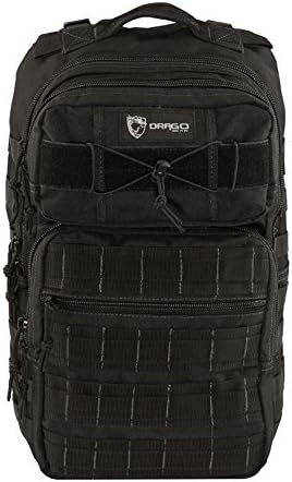 Drago Gear Ranger Laptop Backpack, 18" x 17.5" x 12.5", Black
