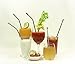 RAINIER Set of 8 Reusable Stainless Steel Metal Drinking Straws With Silicone Tips, Silencers, 2 Cleaning Brushes | Fits Yeti RTIC Tervis 20 oz Tumbler| Extra Long Angled 9 Inch Eco Friendly