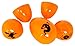 Halloween Orange Plastic 2.25