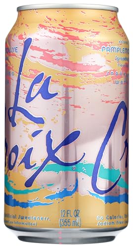 LA CROIX SPARKLING WATER, GRAPEFRUIT ,12 FL OZ, SINGLE CAN, ZERO CALORIE, ZERO SWEETENER