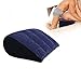 KIPETTO Inflatable Triangle Pillow PVC Flocking Travel Pillow Magic Cushion Body Support Pillow for Couple Positioning for Deeper Position