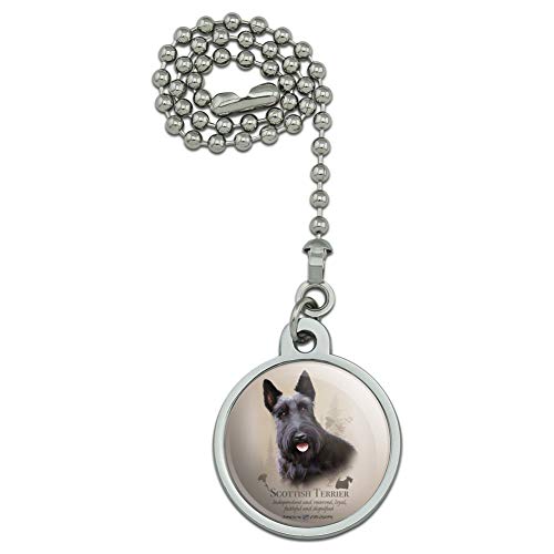 GRAPHICS & MORE Scottish Terrier Scottie Dog Breed Ceiling Fan Light Pull Chain