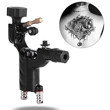 Xrten Rotary Tattoo Maschine,Professionelle Starke Motor Shader Tattoo Maschine(Schwarz)