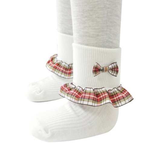 Wrapables Sassy Stacey Lace Cuff Ankle Socks (Set of 2)