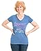 My Greatest Blessings Call me Mimi | Cute Grandmother Ladies' V-Neck T-Shirt-(Vneck,L) Teal