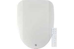 Bejoan FN3 Smart Toilet Seat, Elongated Toilet Seat Slow Close, Electric Heated Bidet with Pre-Wet, Bidet Attachment for Toilet Warm Water, Air Dryer, Remote Control