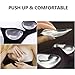 LLMoon Silicone Bra Pads Inserts, Transparent Cleavage, Enhancing Breast Pads(2 Pairs)
