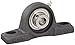 Hub City PB251URX1/2 Pillow Block Mounted Bearing, Normal Duty, High Shaft Height, Relube, Setscrew Locking Collar, Narrow Inner Race, Cast Iron Housing, 1/2