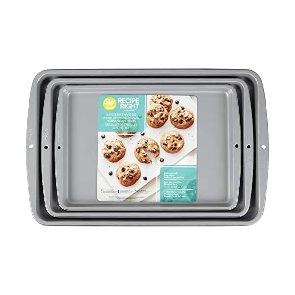 Wilton Recipe Right 3 Piece Cookie Pan Set The Home Kitchen Store