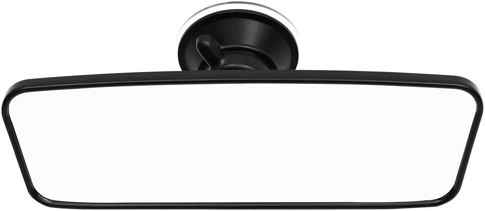 Amazon Liuzhuo 車用 ルームミラー 防眩クローム鏡 ワイドミラー 平面鏡 超薄型タイプ 子供用モニター 高反射アルミ鏡 吸盤 補助 ミラー サブミラー 車内用バックミラー 高精度 調節可能 汎用 車両 0 ルームミラー 車 バイク