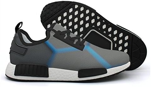 INKEWRNV 3D Seamless Geometry Cubes Shock Absorption Classic Stylish Print Walking Shoes