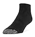 Galiva Men's Cotton Extra Soft Ankle Cushion Socks - 3 Pairs, Medium, Black