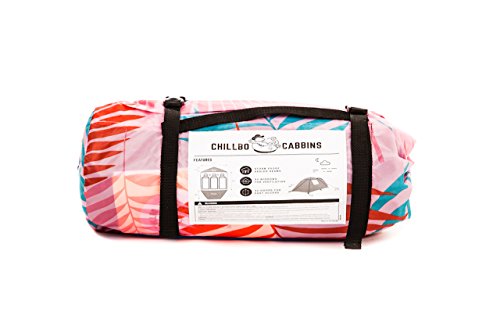 CHILLBO CABBINS Best 2 Person Tent with Cool Patterns ULTIMATE HOLIDAY CAMPING GEAR GIFT for Backpacking Car Camping Music Festivals Family Camping Tents for Camping Sleeps 2-3