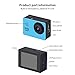 YUNTAB Sport Action Camera Vlog DV, HD 1080P 2.0 inch, 5MP, 120 Degree Wide-Angle, 30m Underwater Waterproof Camcorder(Blue)