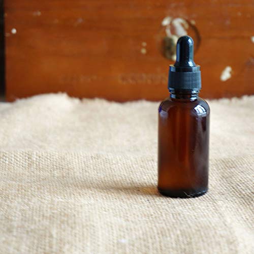 Aland Essential Oil Bottle,Empty Amber Bottle Glass Essential Oil Liquid Aromatherapy+Dropper Cap Tool Blue 15ml