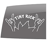 Tiny Rick - White - Rick and Morty Inspired - Entertainment - 5 Year - Outdoor Vinyl Sticker - Decal