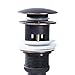 Fryotuc Oil Rubbed Bronze Drain Bathroom Vessel Sink Pop Up Drain with Overflow