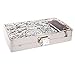 Fawziya Floral Evening Bags And Clutches Glitter Envelope Clutch Bags For Women-Silver