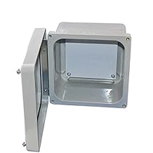 bud industries ao-94501 – 82 Bud nf6611 NEMA 4 X fibra de vidrio caja con cubierta para el tornillo y soportes de montaje