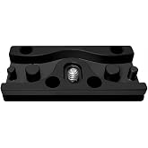 TONHOKJ Cable Clamp QR Plate, HDMI Port Protector for Tethered Shooting | Multi-position slots fit 1-7mm HDMI and USB cables,1/4"-20 screw mounts to any standard Arca-Swiss tripod head