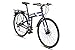 Montague Navigator 27 Speed, Folding Hybrid commuter Bike, 700c Custom drawn 7005 Series Aluminum with DirectConnect System Midnight Blue 21 Inches-New Model