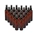WM (Bulk Pack of 12) 2 oz Travel Refillable, Empty PET Plastic Bottles w/Black Spray Top - DIY travel, hydration, aromatherapy, arts & crafts, and more (Amber)