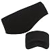Alaska BearĀ® Sports Headband Outdoor Winter Headband Running Headwear Sports Sweatband Ear Warmer Head Wrap Unisex Double-Layer Fleece Headband, One Size (Black)