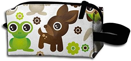 Cosmetic Bags Tortoise Wash Pouch Portable Makeup Bag Coin Zipper Wallet Holder