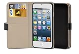 iPhone 6S Case, Ionic Designed Apple iPhone 6 / iPhone 6S Wallet Case 2015 Smartphone (Black)
