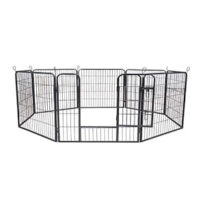 zoomundo Recinto per Cani Recinzione Box Cani Conigli Animali di Ferro Cucciolo Gabbia - 8 Pezzi - XL Marca: zoomundo zoomundo Recinto per Cani Recinzione Box Cani Conigli Animali di Ferro Cucciolo Gabbia - 8 Pezzi - XL