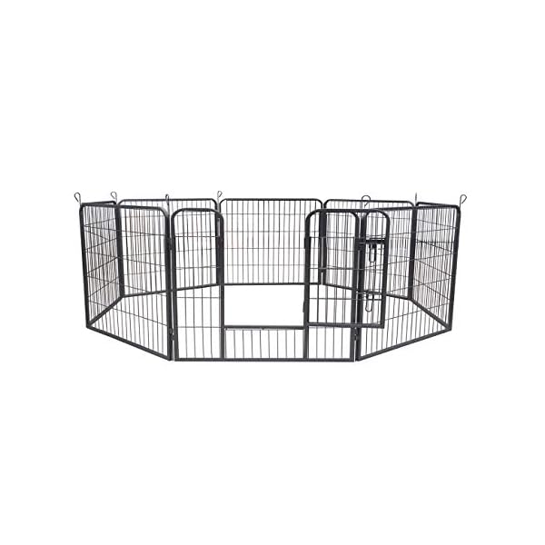 zoomundo Recinto per Cani Recinzione Box Cani Conigli Animali di Ferro Cucciolo Gabbia - 8 Pezzi - XL Marca: zoomundo zoomundo Recinto per Cani Recinzione Box Cani Conigli Animali di Ferro Cucciolo Gabbia - 8 Pezzi - XL